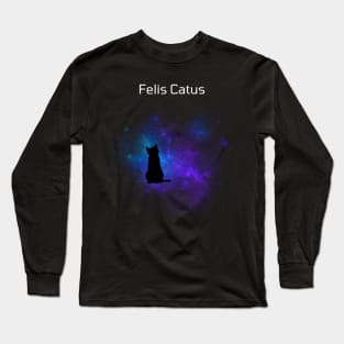 Felis Catus in Space Long Sleeve T-Shirt